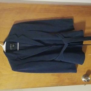 Liz Claiborne Navy Silk Blazer Size 4: A